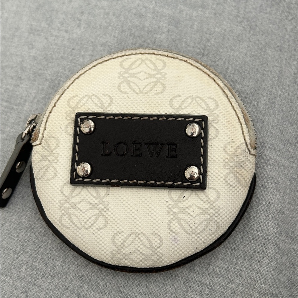 Loewe look Cream and Brown Mini Bag